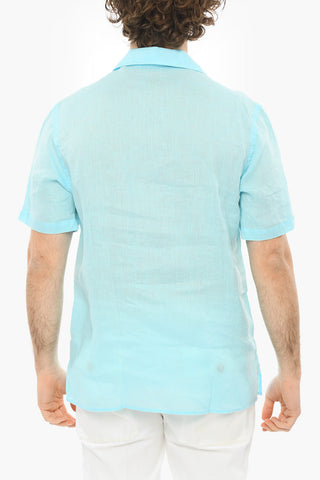 Camicia a Maniche Corte BAKER in Lino