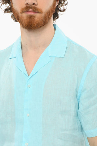 Camicia a Maniche Corte BAKER in Lino