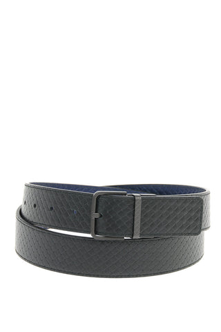 Woven Leather Double-faced Belt
