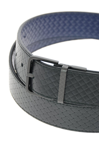 Woven Leather Double-faced Belt