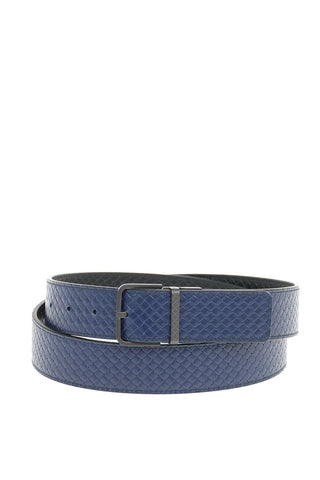 Woven Leather Double-faced Belt