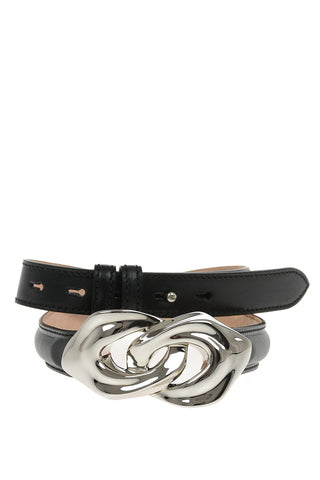 Cintura in Pelle KNOT con Fibbia Design