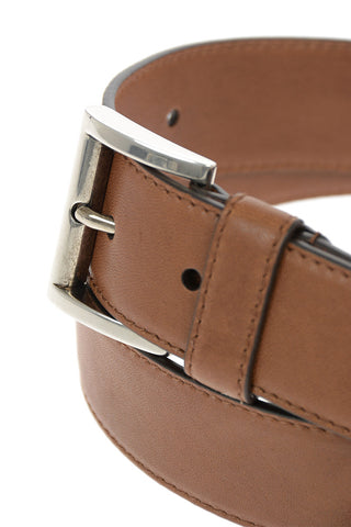 Metal Buckle Leather Belt