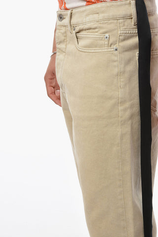 DRKSHDW Jeans Crop COLLAPSE con Orli Sfrangiati