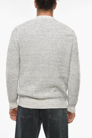 Contrasting Button Knitted Cardigan