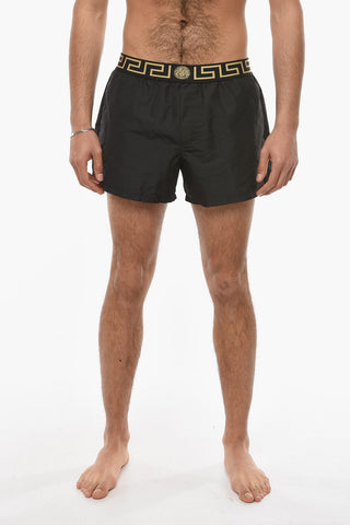 Logoed Waist Band Swim Shorts