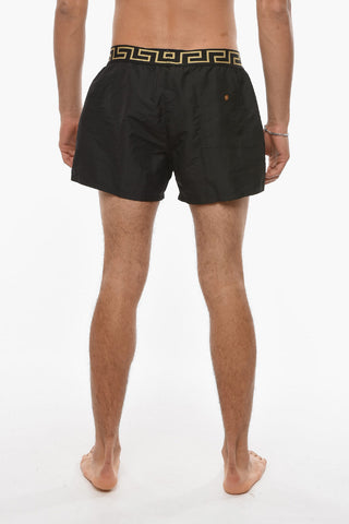 Logoed Waist Band Swim Shorts