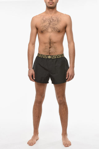 Logoed Waist Band Swim Shorts