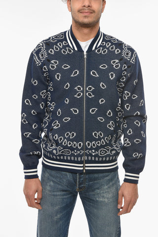 Giacca Bomber BANDANA in Piquet di Cotone