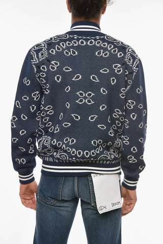 Giacca Bomber BANDANA in Piquet di Cotone