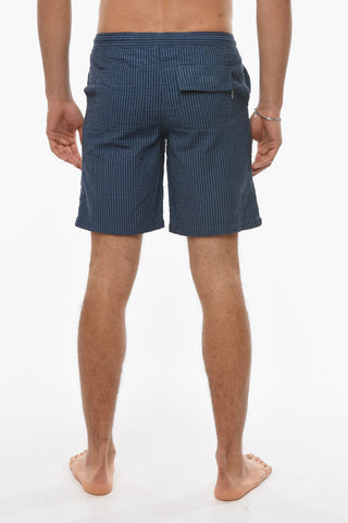 Striped GOA Swim Shorts With Drawstrings