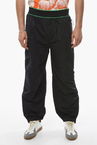 Joggers Multitasca in Nylon con Banda Logata in Vita