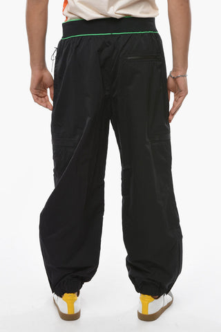 Joggers Multitasca in Nylon con Banda Logata in Vita