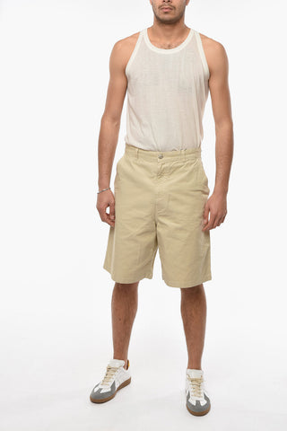 Worker Fit Denim Shorts
