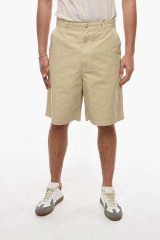 Worker Fit Denim Shorts