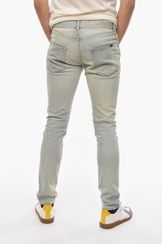 Vintage-effect Skinny Denims with Distressed details