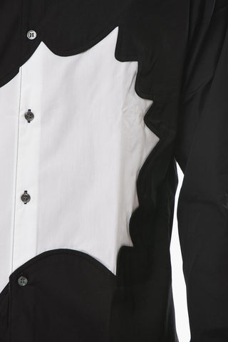 SHIRT Camicia KAWS in Popeline di Cotone con Dettaglio Vignetta
