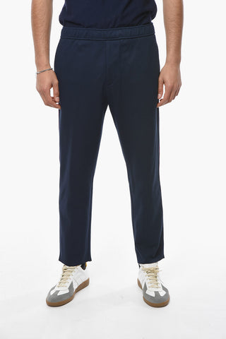Drawstringed Joggers with Side Logoed Bands