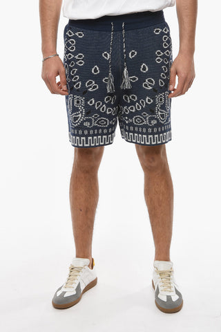 Shorts BANDANA in Piquet di Cotone