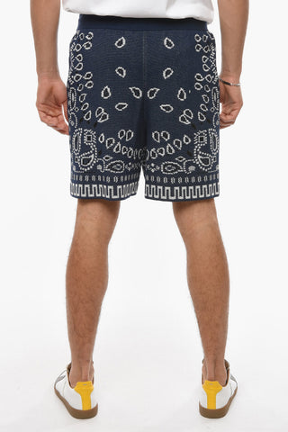 Shorts BANDANA in Piquet di Cotone