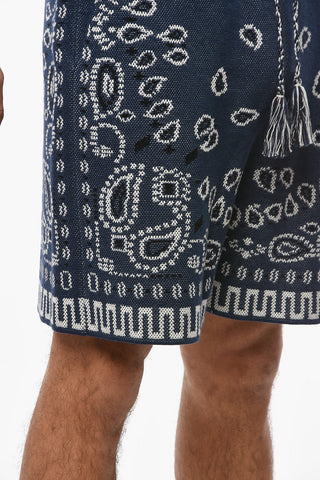 Shorts BANDANA in Piquet di Cotone