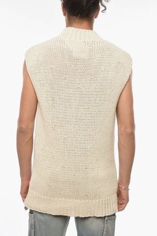 Gilet Oversized  FUN in Maglia con Applicazioni