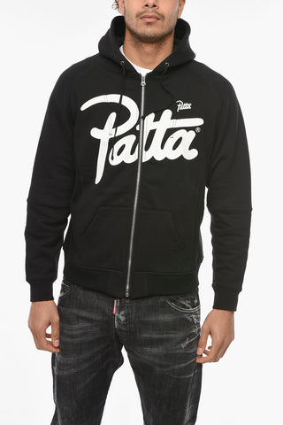 JUNYA WATANABE EYE Zip-up Hoodie with PATTA Print