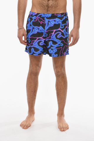 Costume Boxer NEON CAMO Con Coulisse