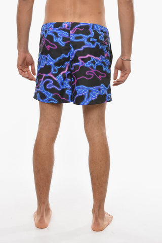 Costume Boxer NEON CAMO Con Coulisse