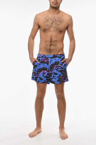 Costume Boxer NEON CAMO Con Coulisse