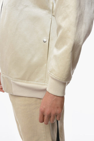 FOGACHINE Textured Silk-blend PETER FLIGHT Oversized Bomber