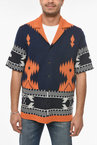 Cotton-piquet ICON Short-sleeved Shirt