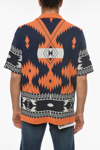 Cotton-piquet ICON Short-sleeved Shirt