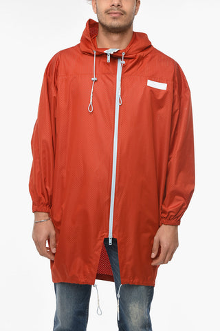 Parka BUBBLE Asimmetrico in Mesh Tecnico
