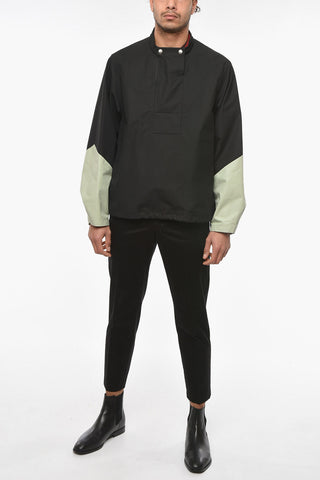 Velcro Closure Cotton Anorak