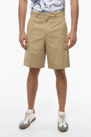 Cotton Cargo Pants with Belt Loops