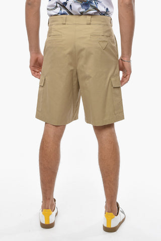 Cotton Cargo Pants with Belt Loops