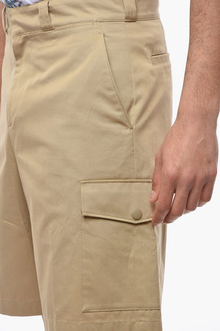 Cotton Cargo Pants with Belt Loops