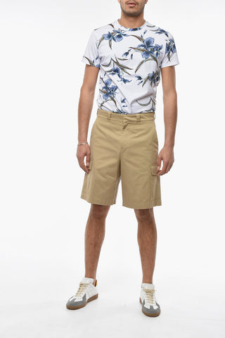 Cotton Cargo Pants with Belt Loops