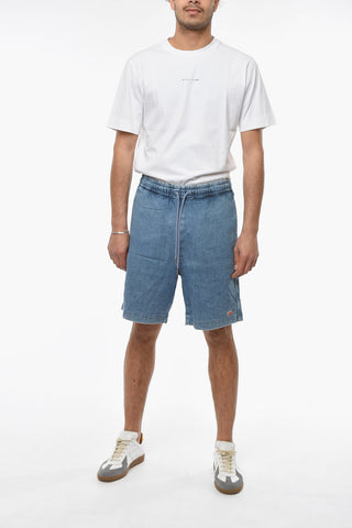 TRACK DENIM Elastic Waistband BOXY Shorts
