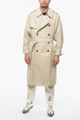 UNISEX Cotton-twill Double-breasted Trench