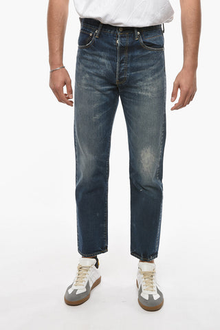 SOCIAL SCULPTURE 01 Jeans Lavaggio Scuro DAMAGED-30 a Gamba Diritta 20cm