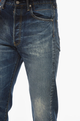 SOCIAL SCULPTURE 01 Jeans Lavaggio Scuro DAMAGED-30 a Gamba Diritta 20cm