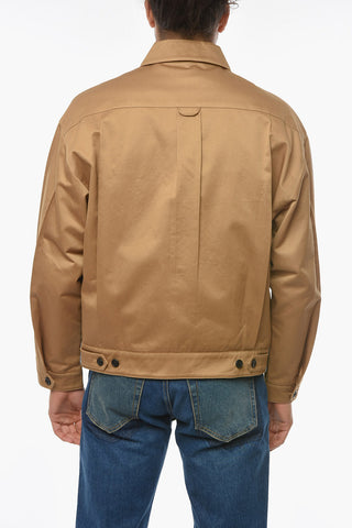 Front Zipped Printed Cotton Jacket