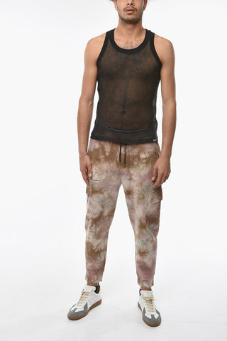 BEACHWEAR Mesh Crewneck Top