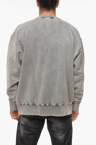 Distressed DAN AND DEAN SLOUCH FIT Sweatshirt