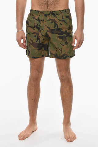 Swim Shorts SKULL CAMO With Drawstrings
