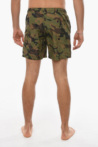 Swim Shorts SKULL CAMO With Drawstrings