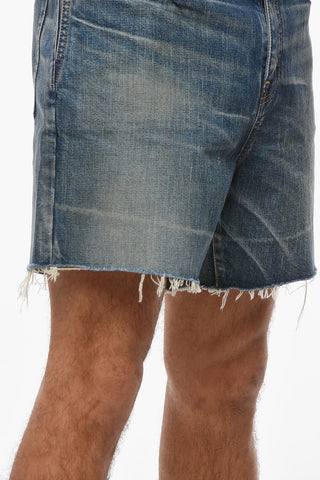 Vintage-effect Denim CALIFORNIA Shorts