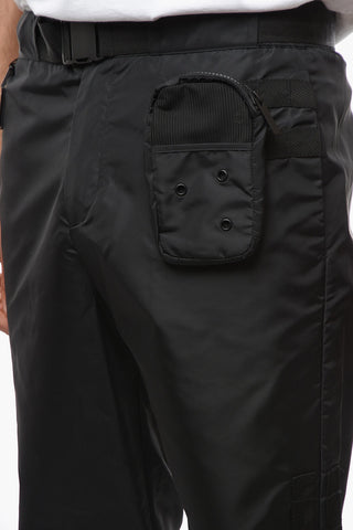 MCQ Nylon Straight-leg Pants with Belt